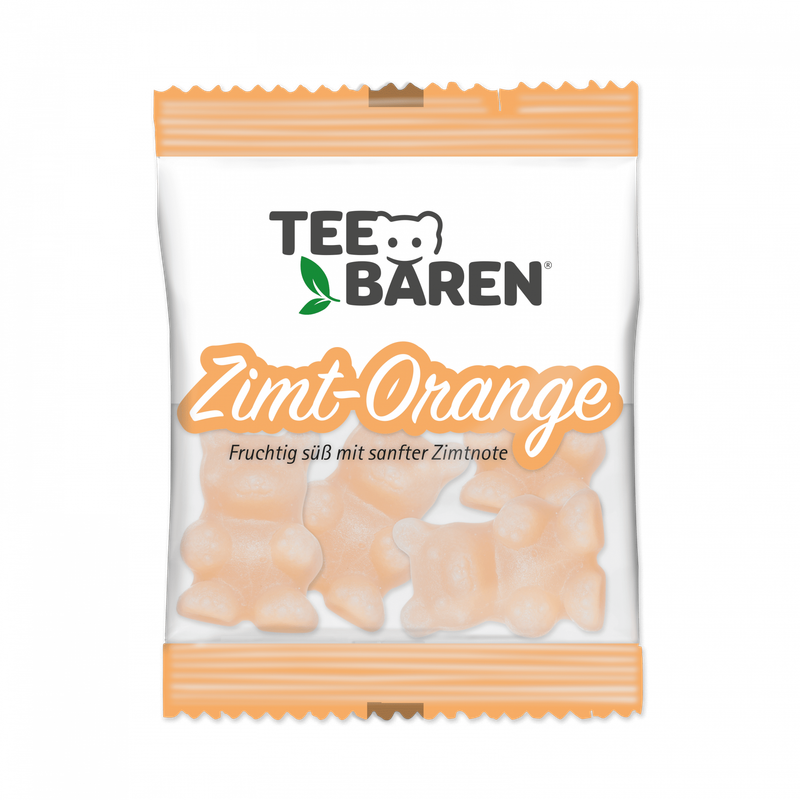 Zimt- Orange Tee- Bären 18g (Minibeutel)