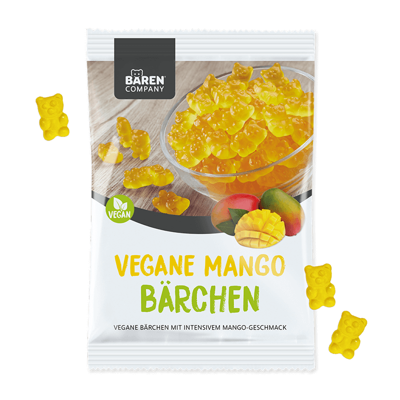 Vegane Mango Gummibärchen