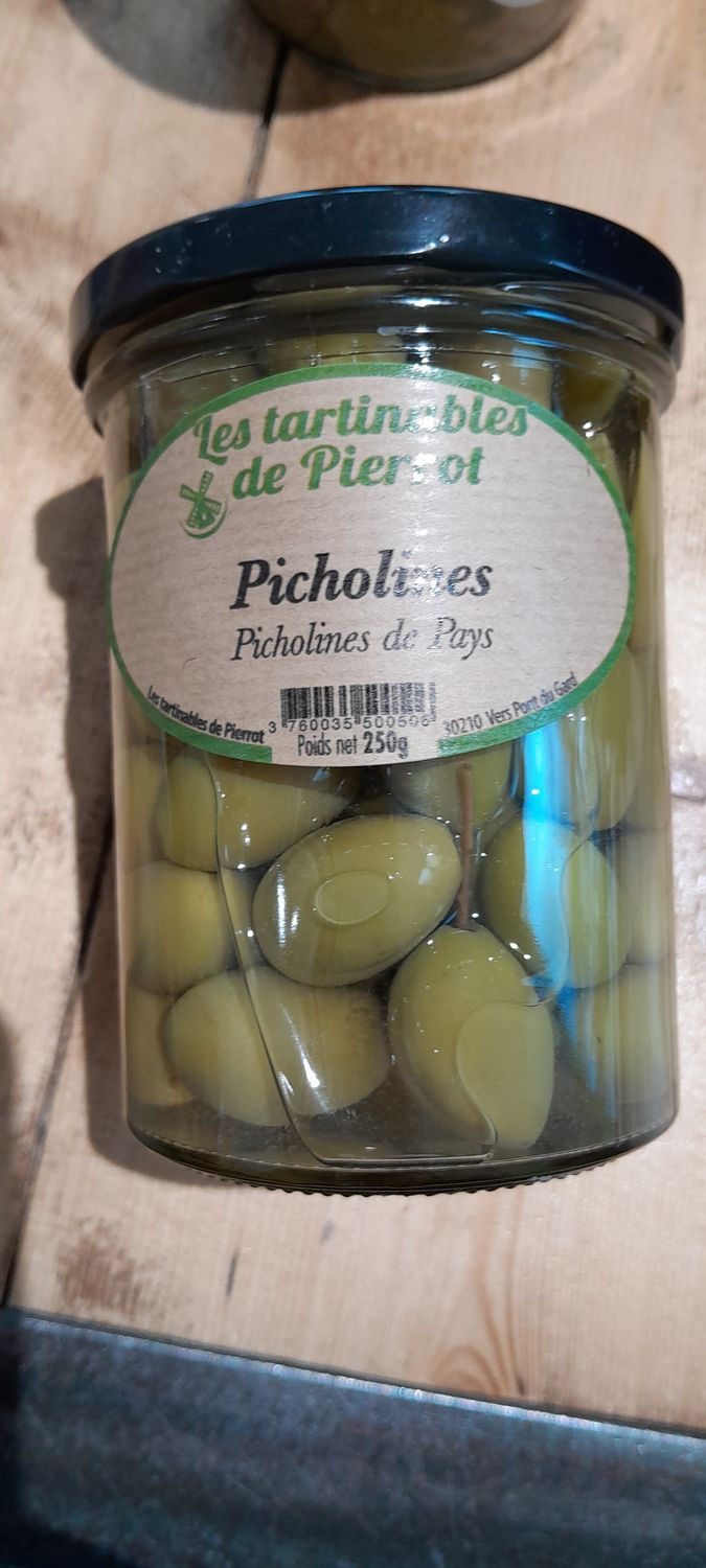 Olives vertes Picholines