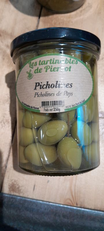 Olives vertes Picholines