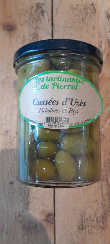 Olives vertes Cassées d&#39;Uzès