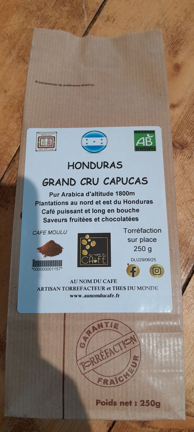 Café HONDURAS BIO moulu