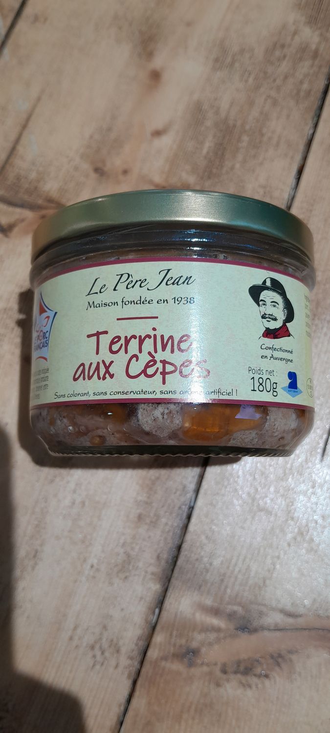 Terrine aux cépes