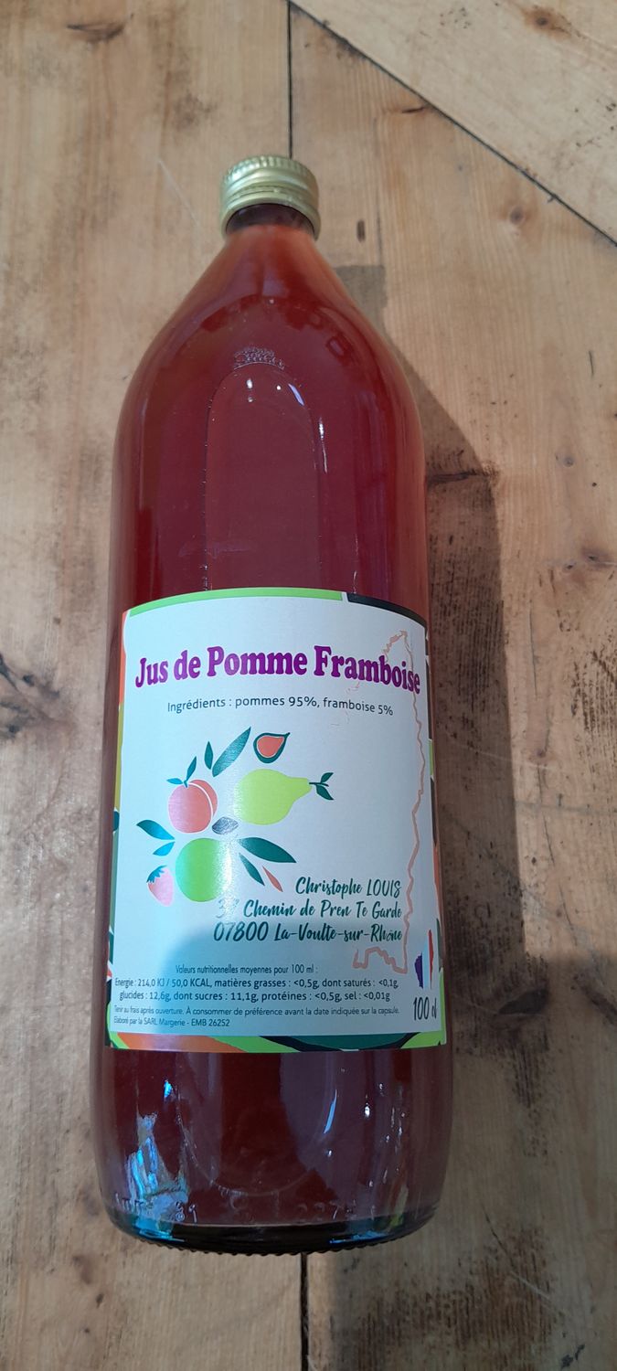 Jus de Pomme Framboise