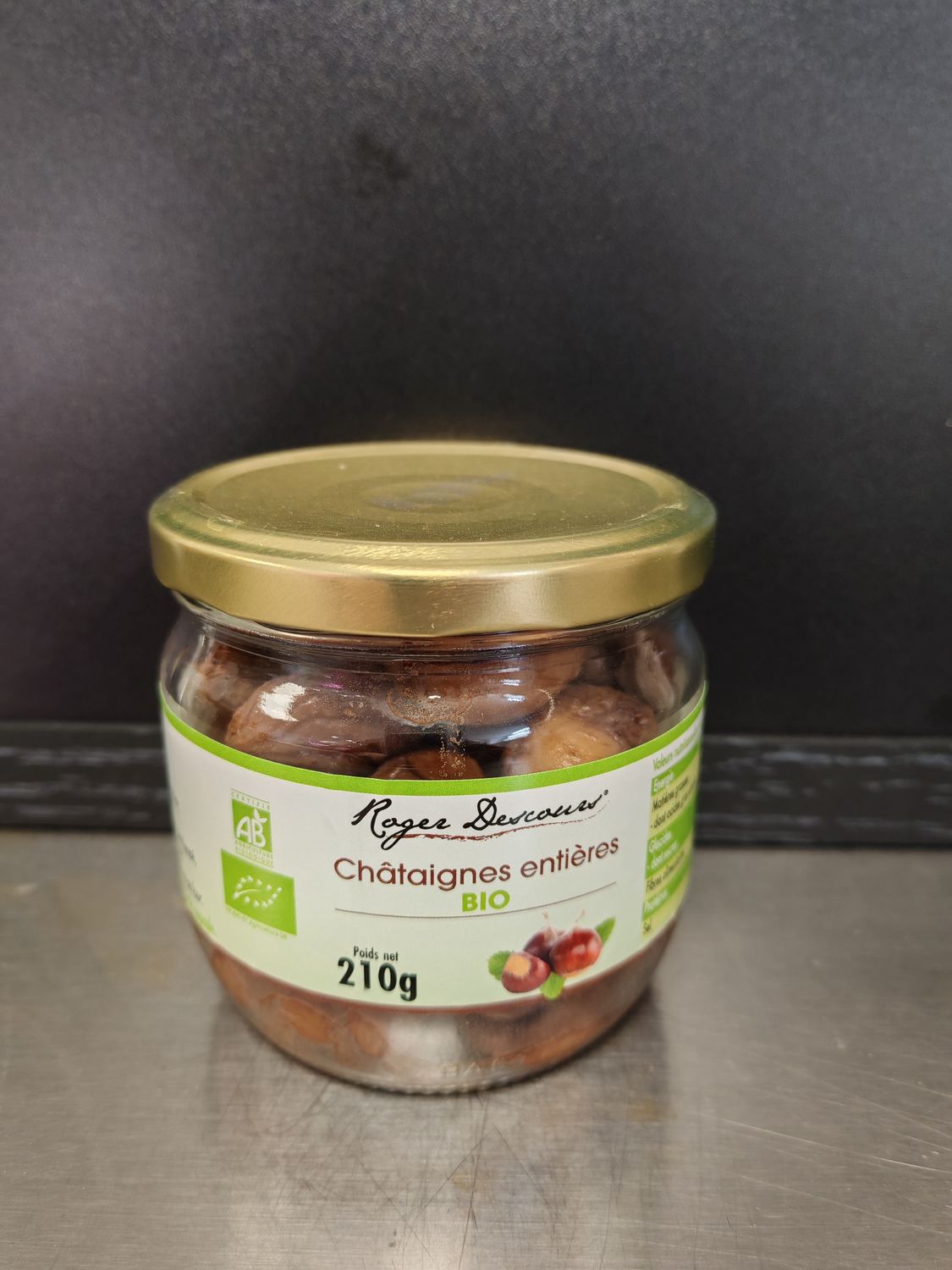 Pot Châtaignes entières Bio