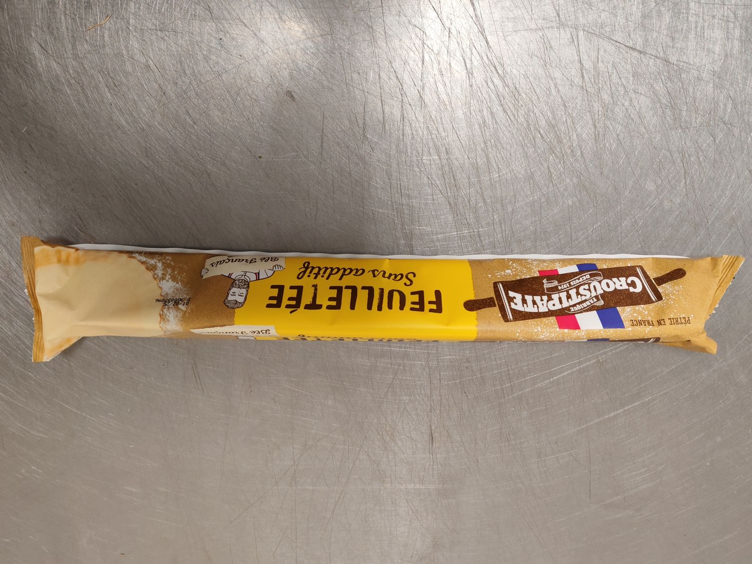 Pâte feuilletée sans additif