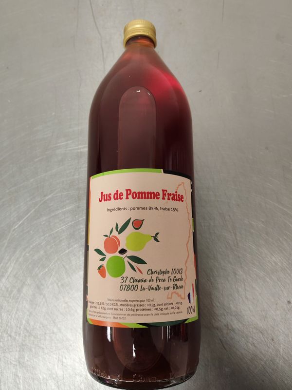 Jus de Pomme Fraise