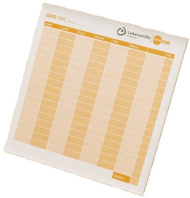 Ersatzblock Geo ABC