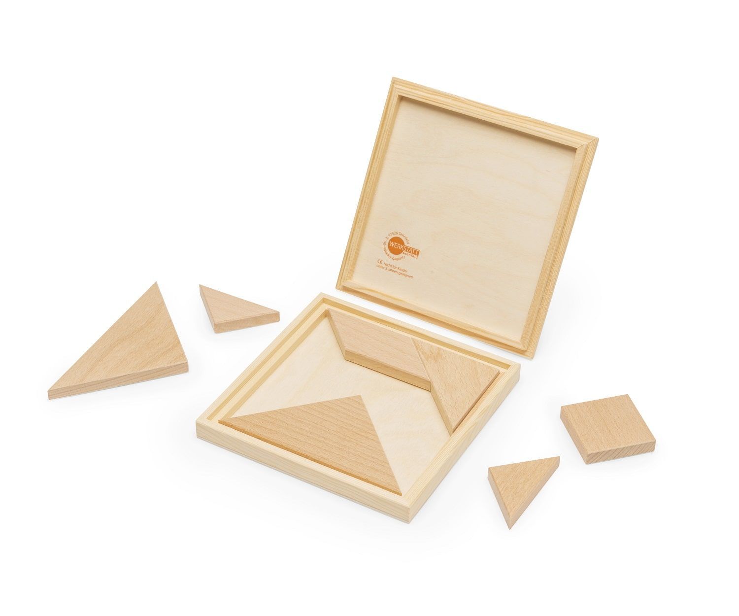 Tangram Legespiel Holzbox