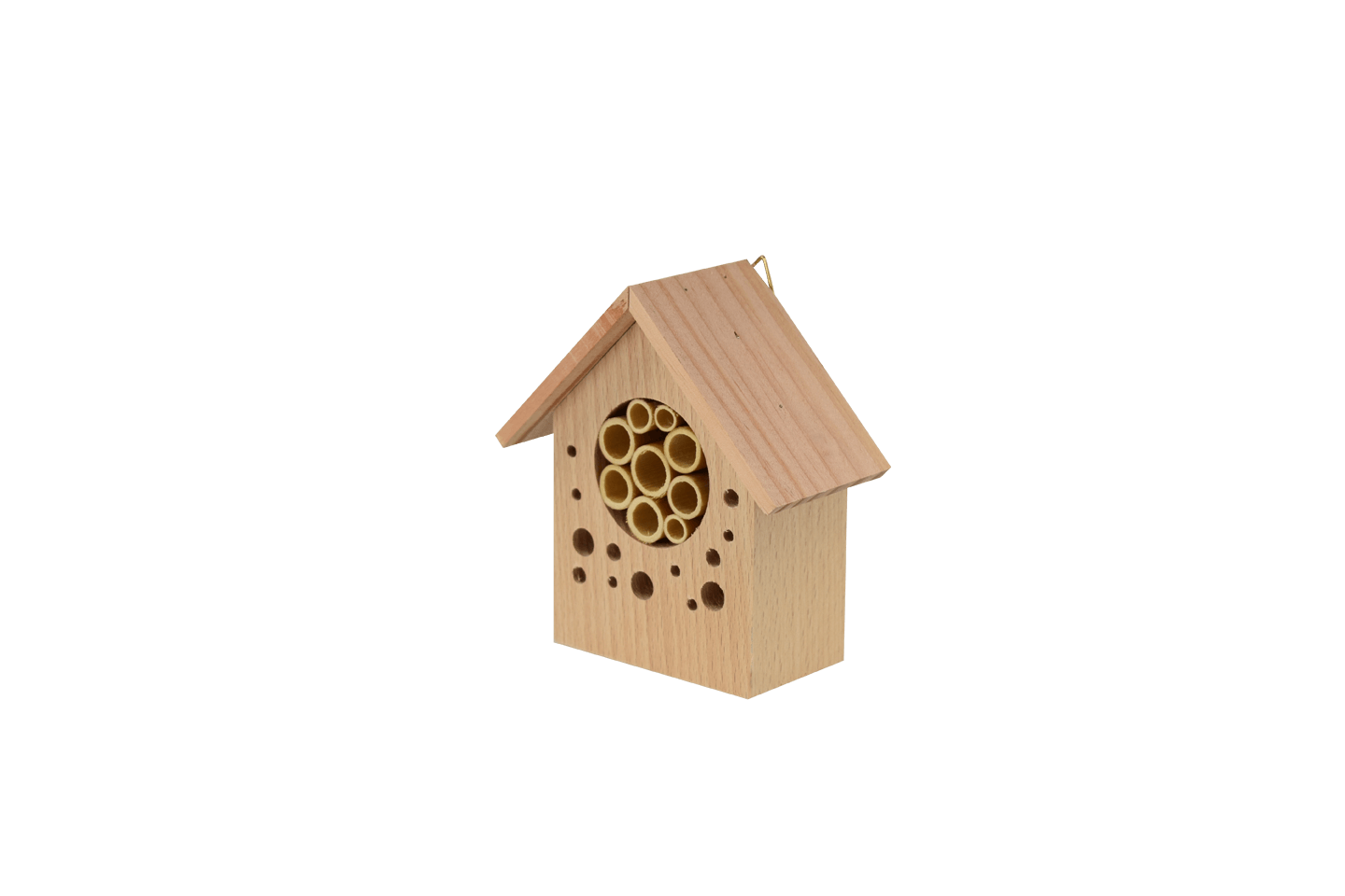Kleines Insektenhäuschen aus Holz