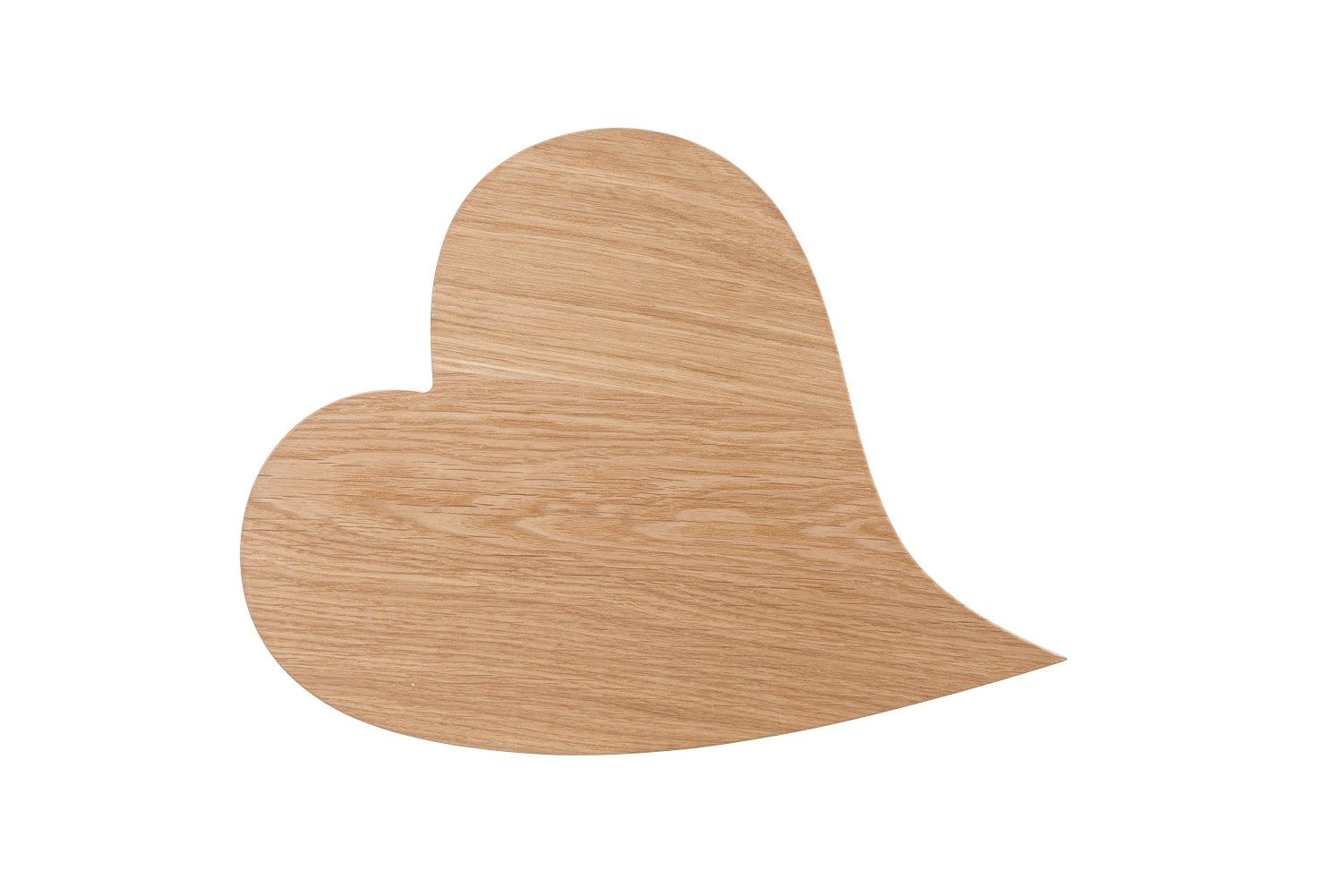 Holzherz aus Eiche mit Gravur: Für die beste Mama Julian, Lukas und Leonie