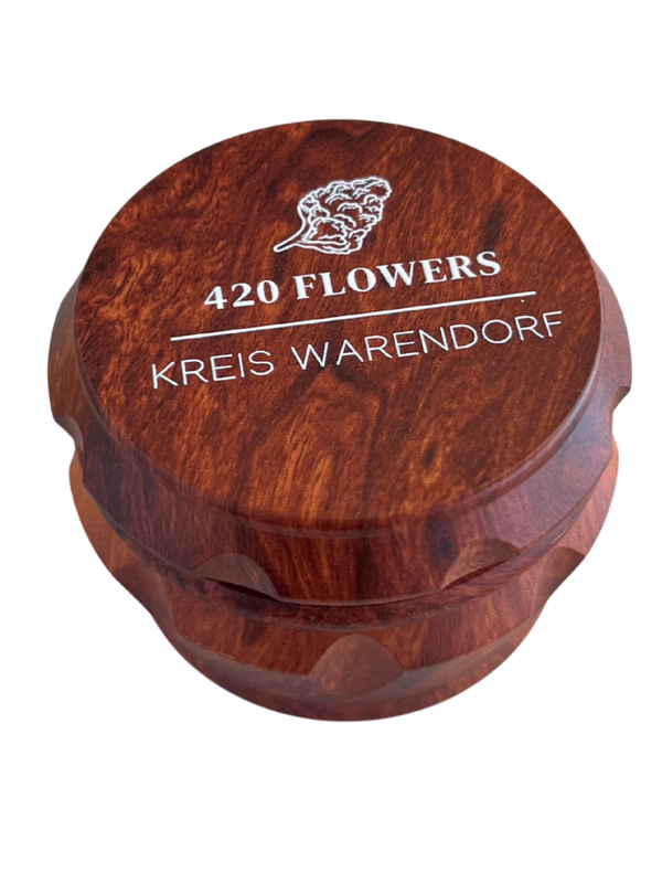 Grinder in edler dunkler Holzoptik – mit Pollenfach | Streng limitiert