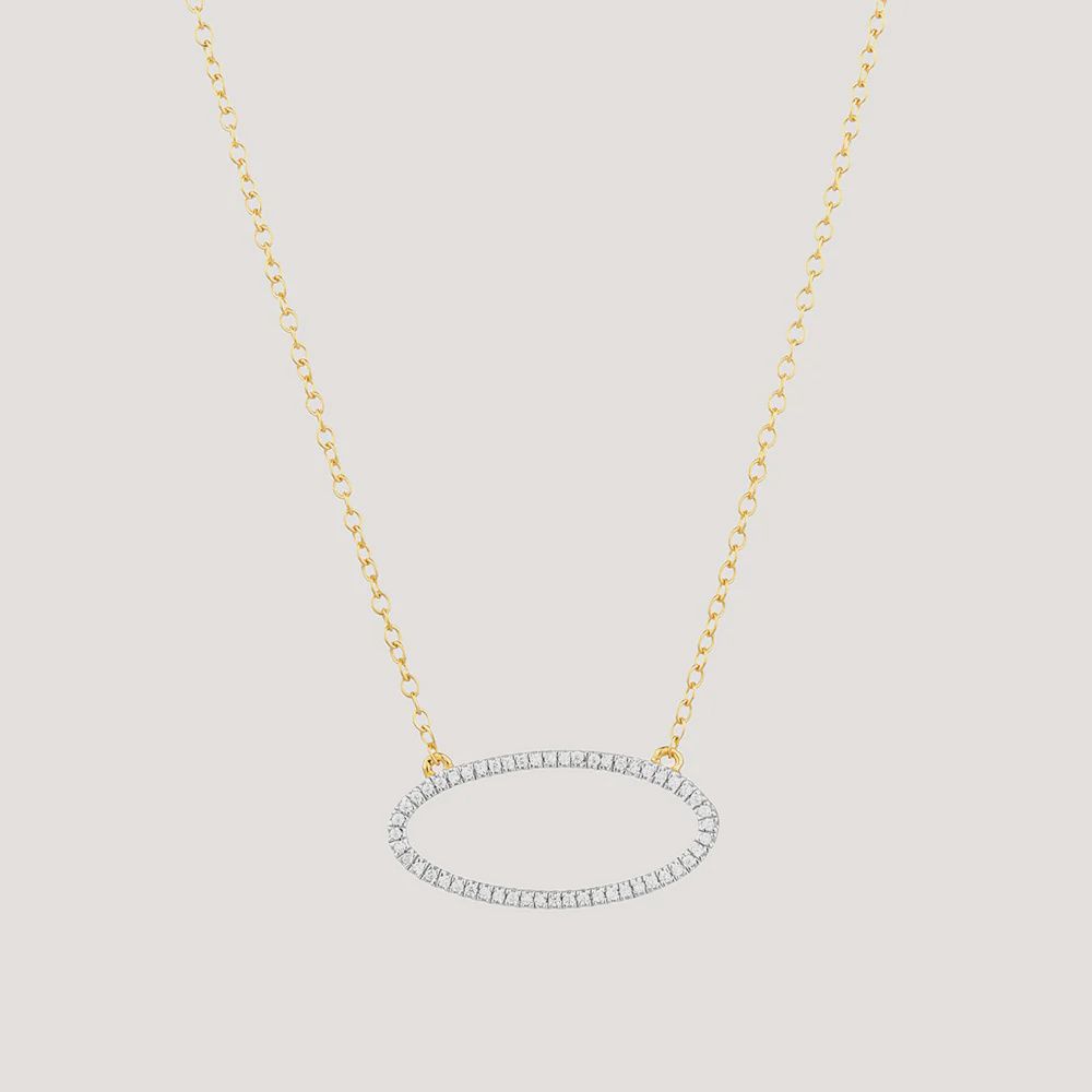 One With the Oval Pendant Necklace