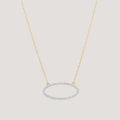One With the Oval Pendant Necklace