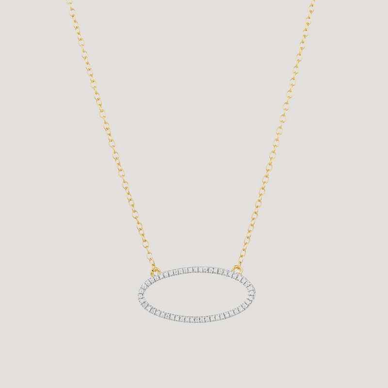 One With the Oval Pendant Necklace