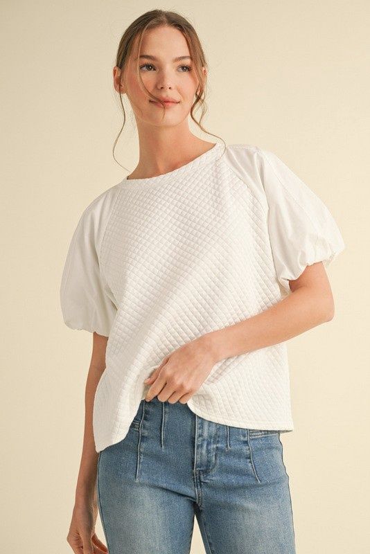 Elena Top, Size: Small, Color: White
