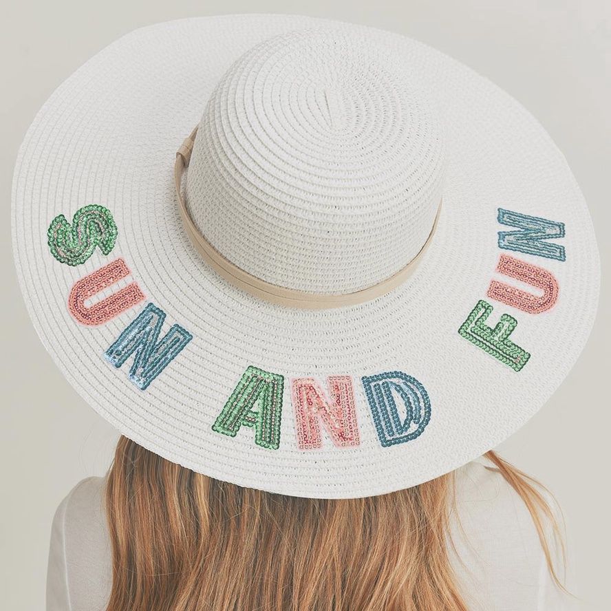 Panama Straw Summer Hat, Style: Sun and Fun