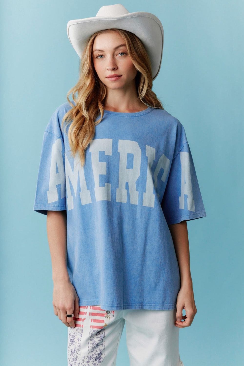 Georgia Top, Size: Small, Color: blue