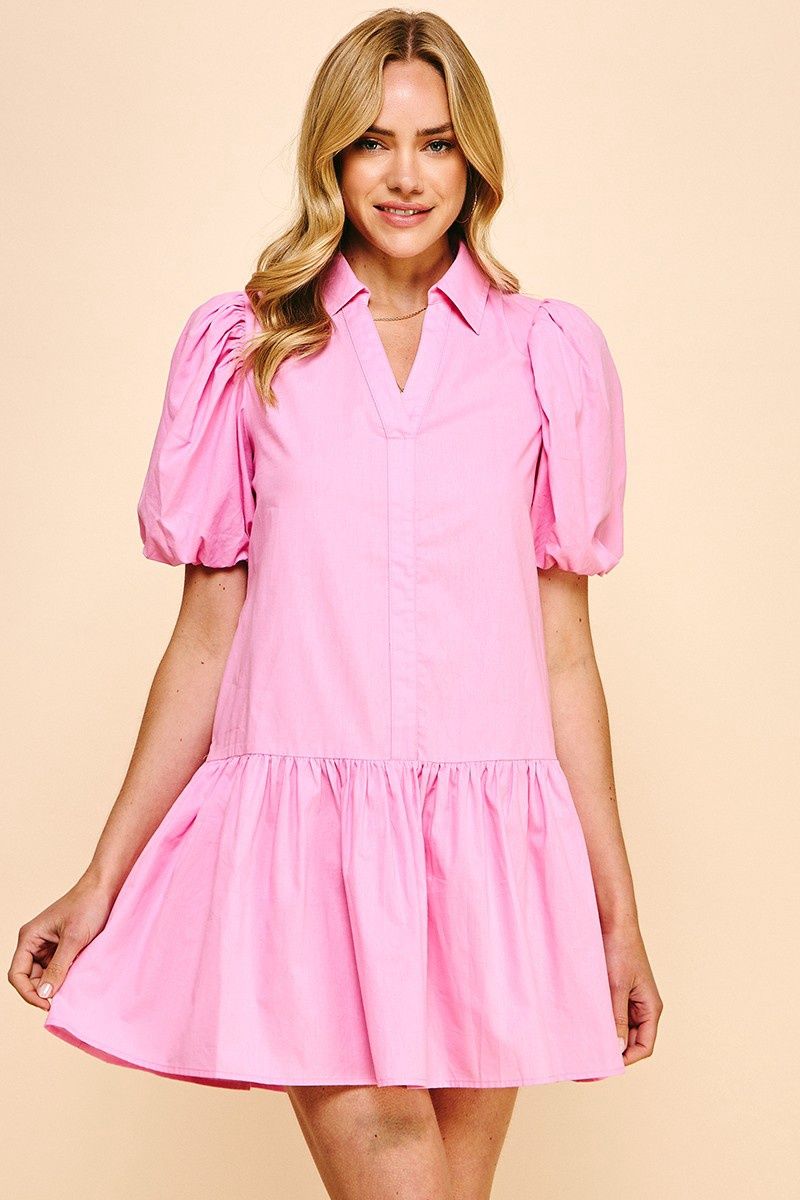 Brianna Dress, Size: small, Color: Pink