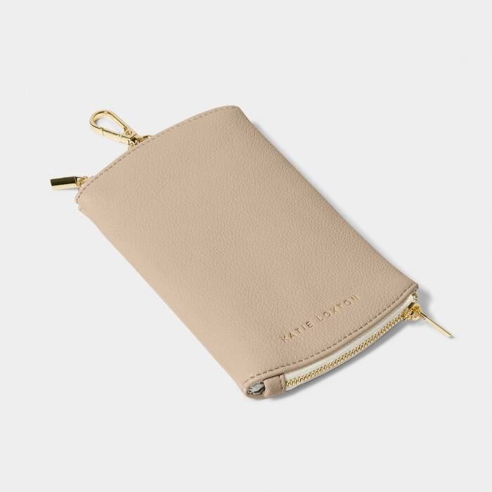 Clip On Sunglasses Case, Color: Light Taupe