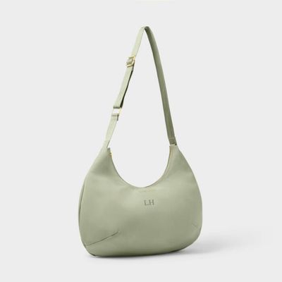Nylon-Luxe Sling Shoulder Bag