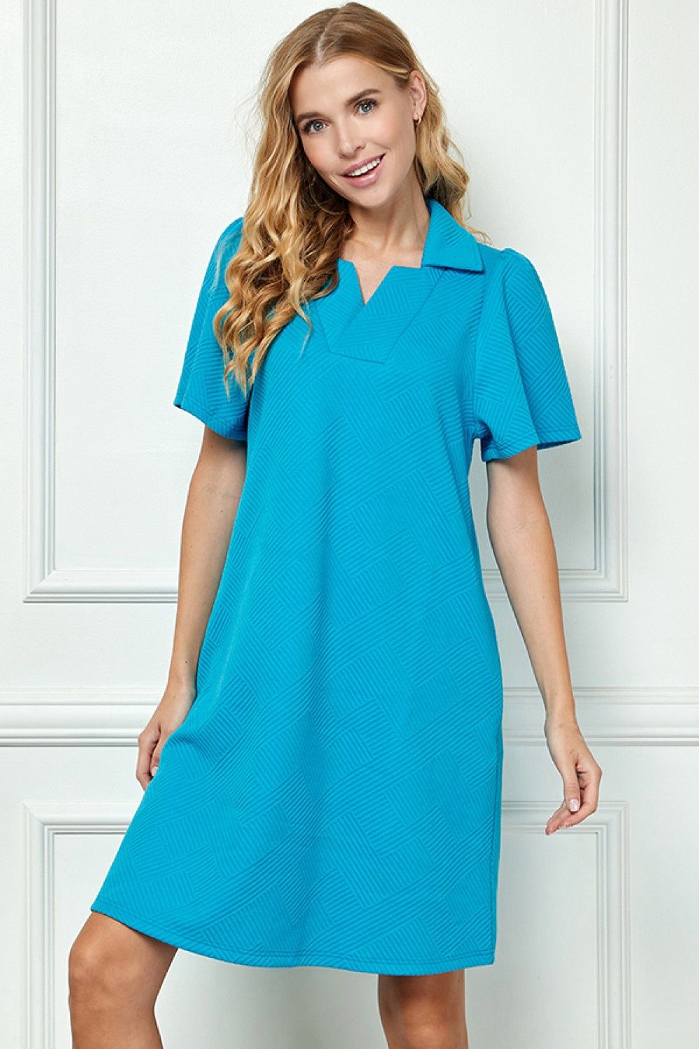 Juniper Dress, Color: aqua, Size: small