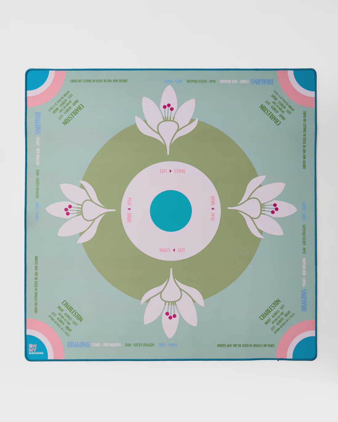 Decorative Mahjong Matt, Style: Sage lotus