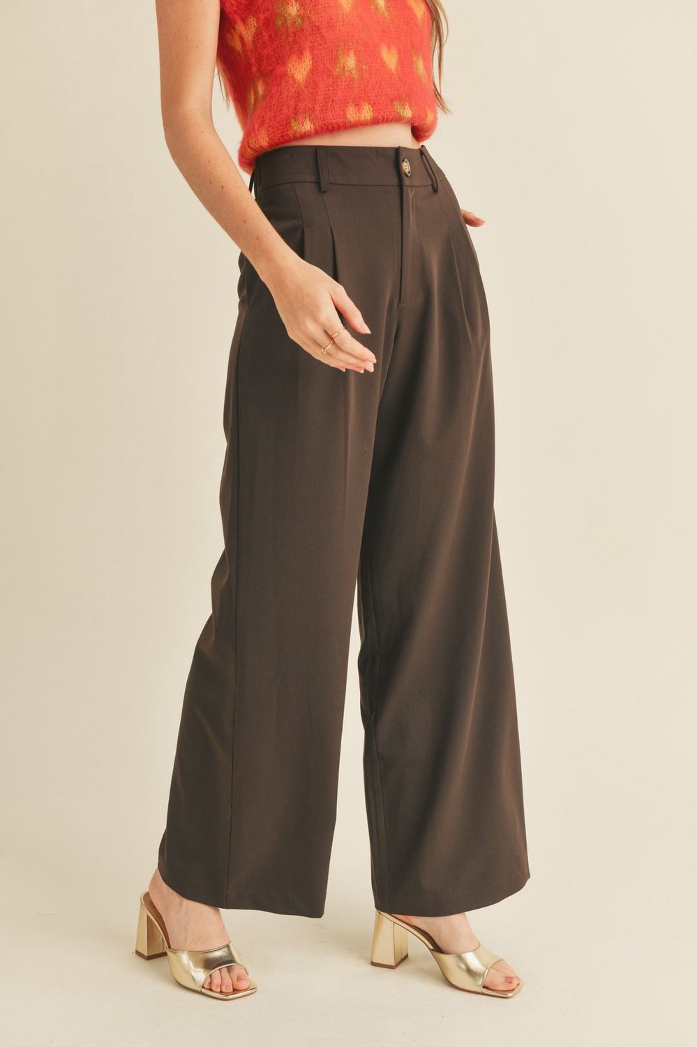 Skylar Pants, Color: Chocolate Brown, Size: Small