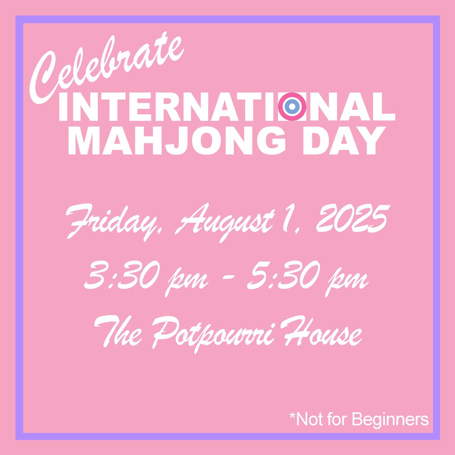 International Mahjong Day Ticket