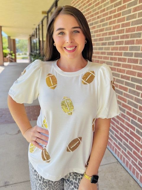 Tina Sequin Top