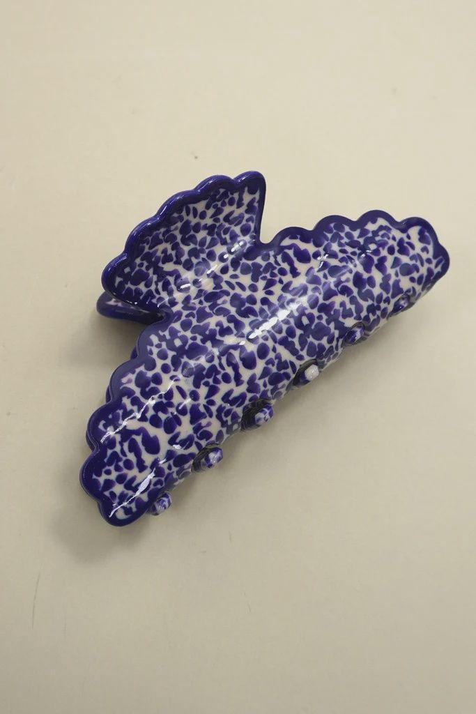 Vintage Porcelain Hair Claw