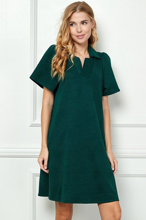 Veronica Dress- plus, Color: Forest, Size: 1XL