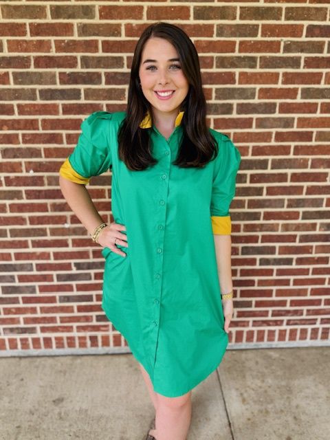 Callie Kelly Green Dress