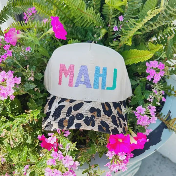 Mahj Leopard Hat