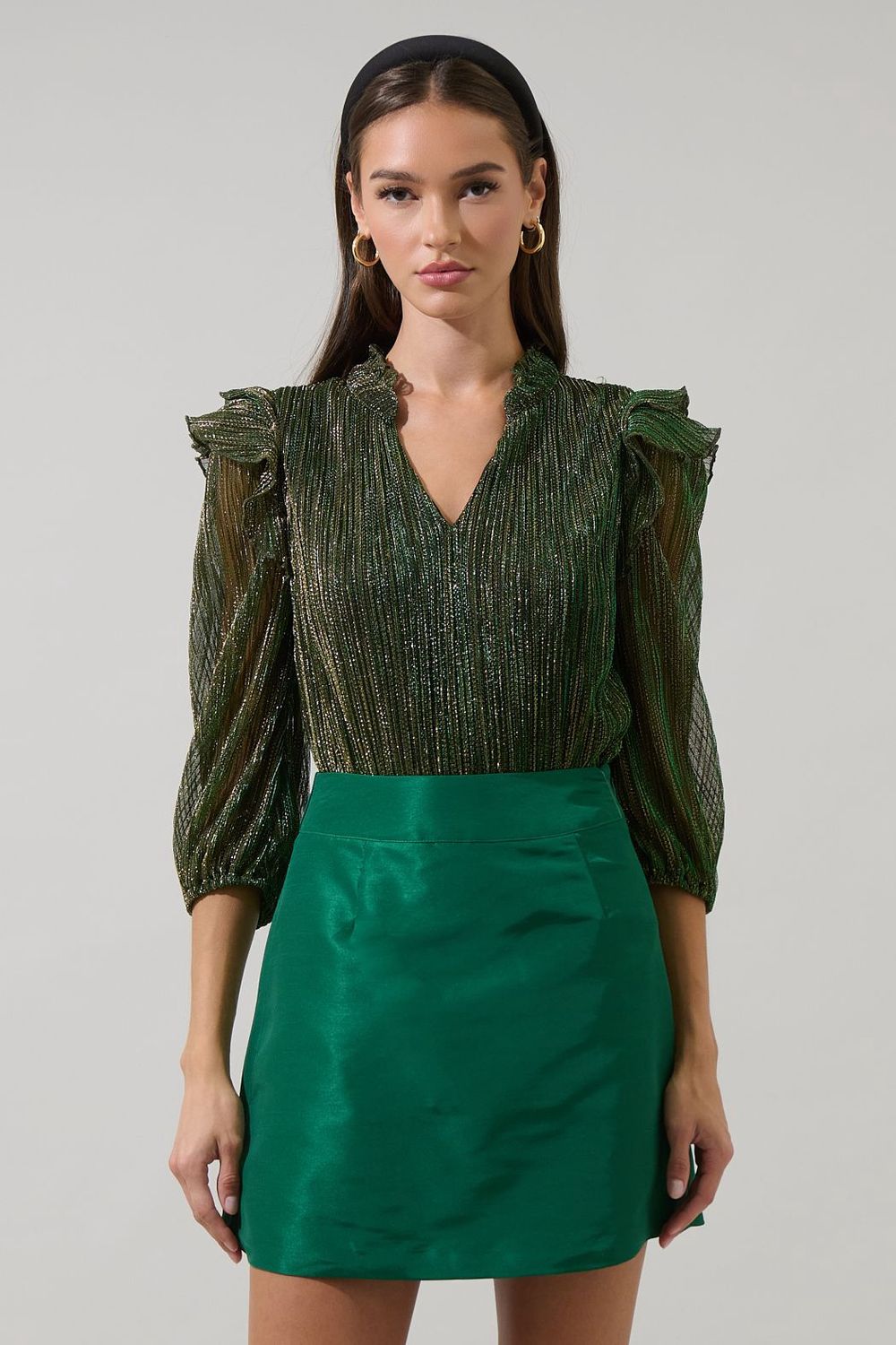 Senoviah Ruffle Blouse