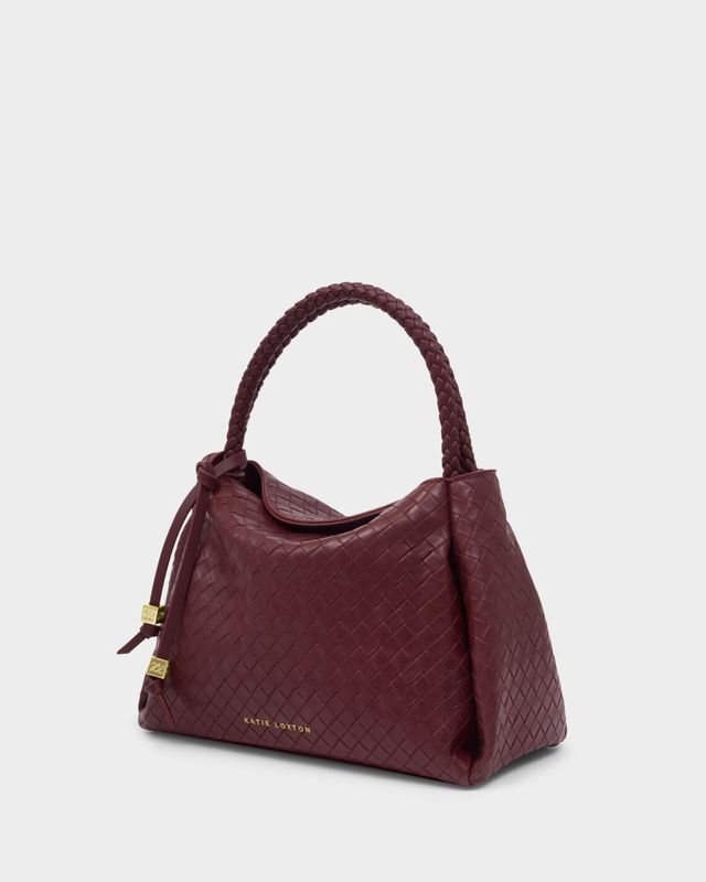 Nova Woven Texture Top Handle Bag