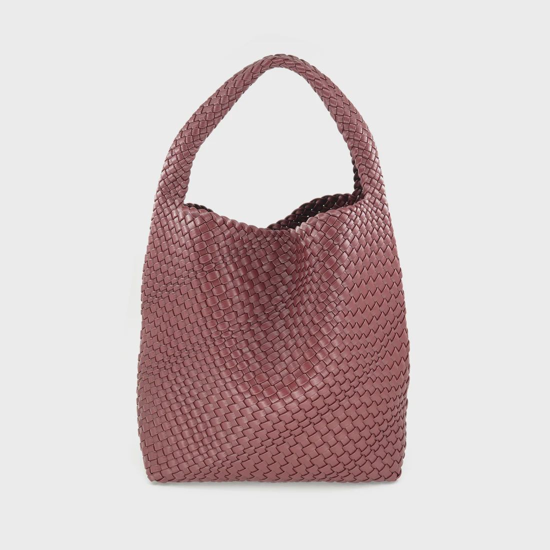 BC Woven Bag, Color: Burgundy