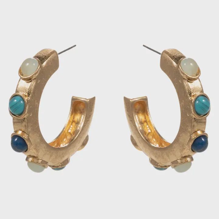 Round Vintage Hoops