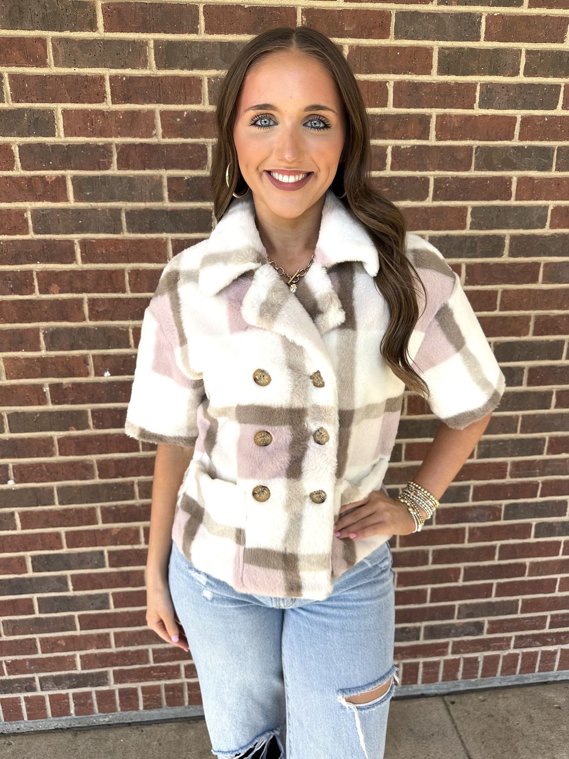 Frances Fur Top