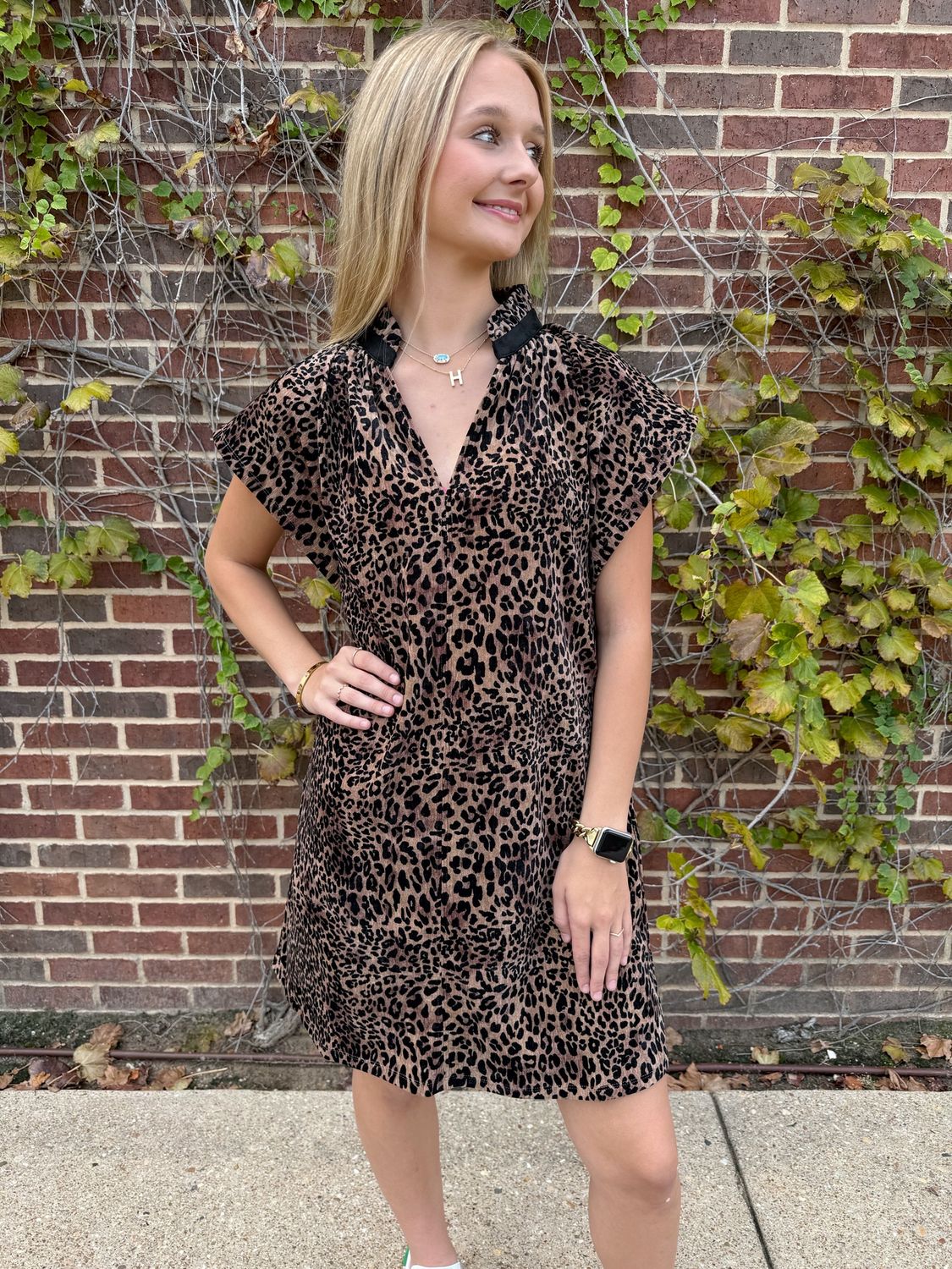 Thelma Cheetah Dress
