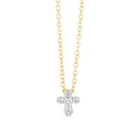 Cross Connect Pendant Necklace