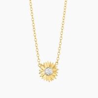 Sunflower Pendant Necklace