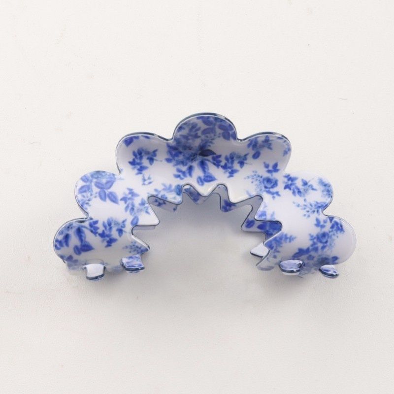 Vintage Porcelain Style Hair Claw