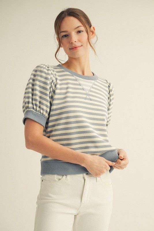 Tammy Top, Color: LT Denim, Size: Small