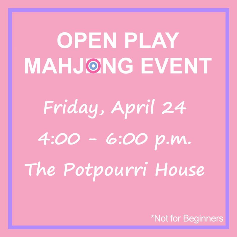 Mahjong Open Play Ticket