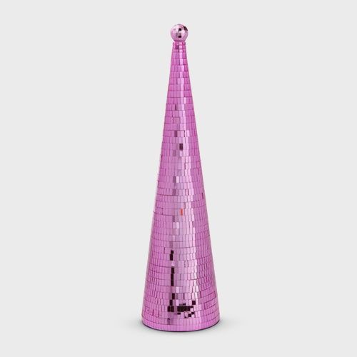 Pink Disco Ball Cone Tree