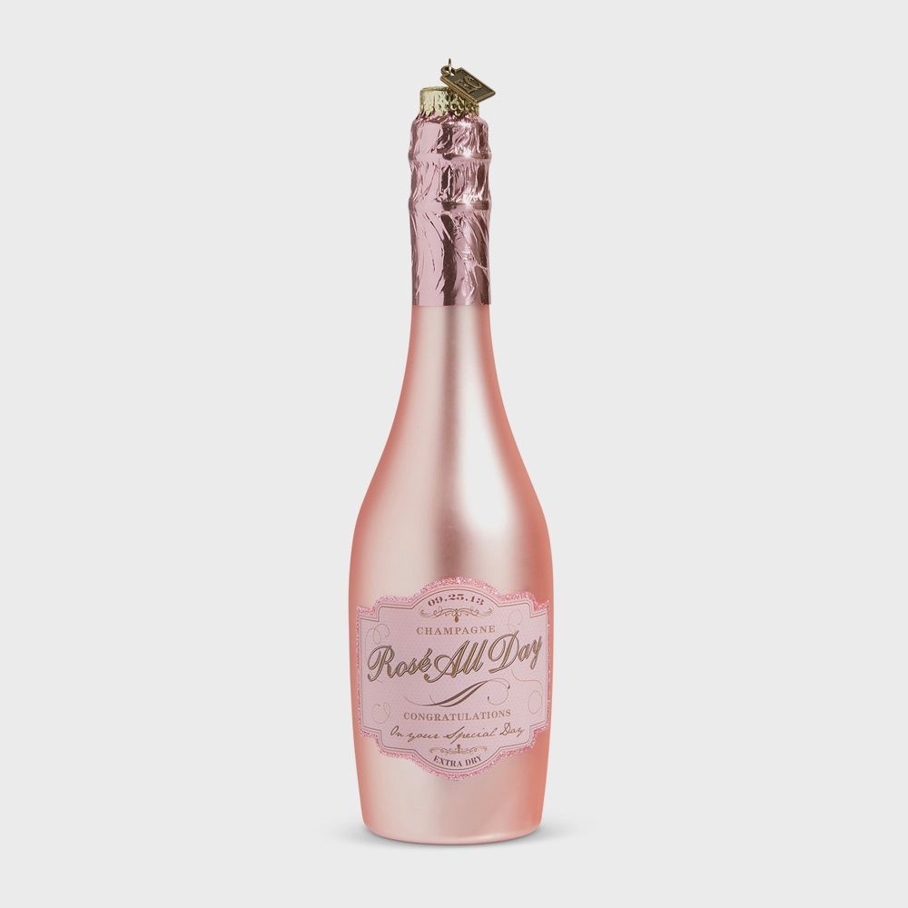 8.25: Pink Champagne Ornament