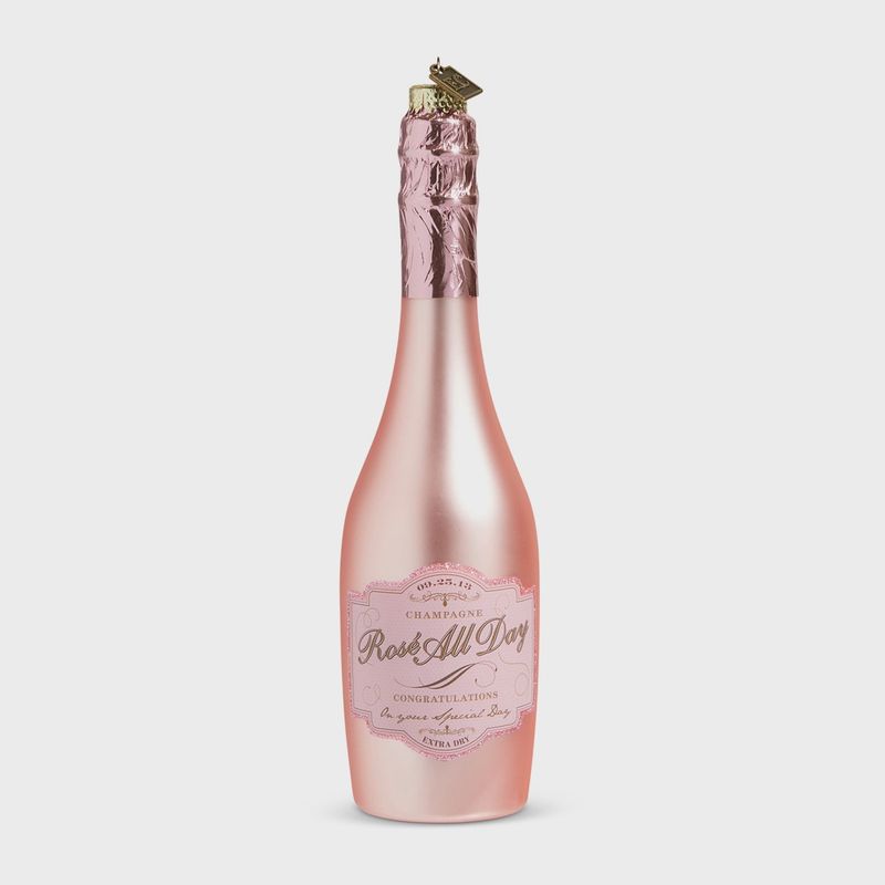 8.25: Pink Champagne Ornament