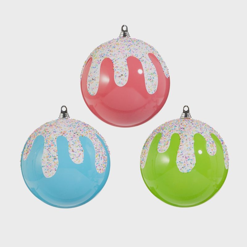 10" Frosted Sprinkles Ornament