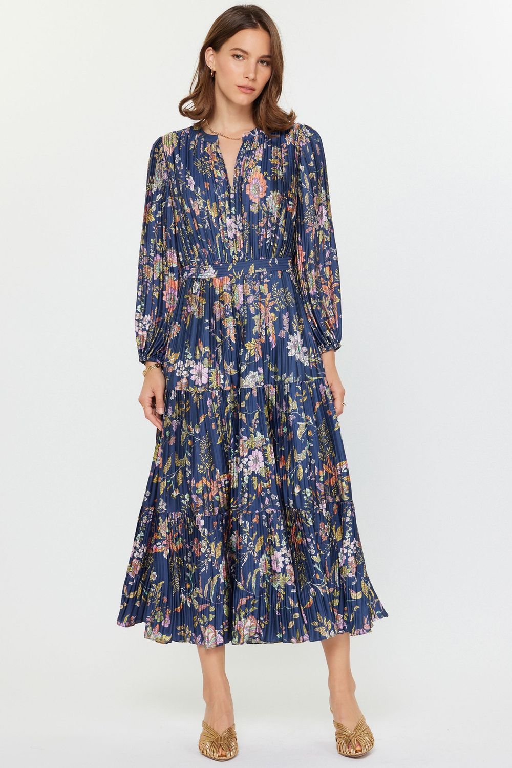Kenya Dress, Color: Navy Multi, Size: XS